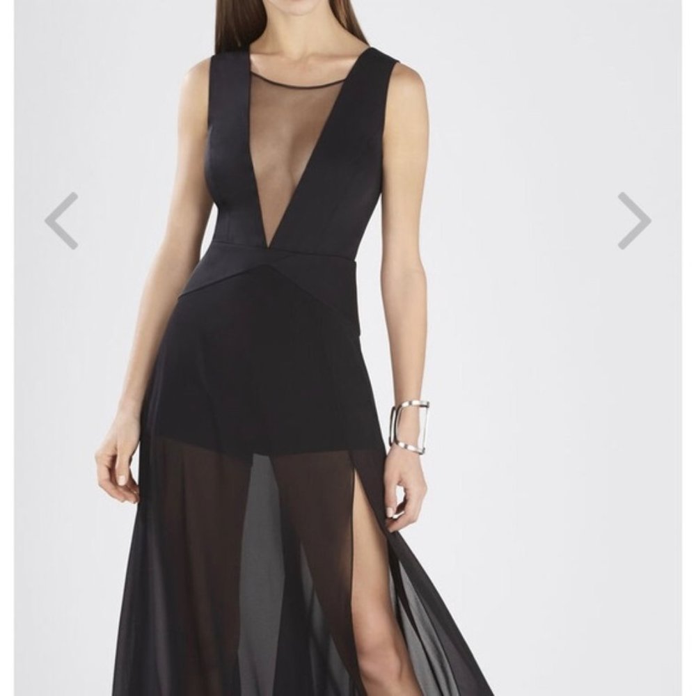 BCBG MaxAzria Black Size 2 Evening Gown